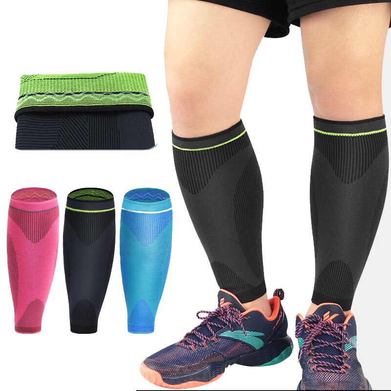 1 Pair Shin Sleeve Shin Splints Guards Leg Sleeves For Running Footless Basketball Protective Leg Calf Warmer Compression Socks