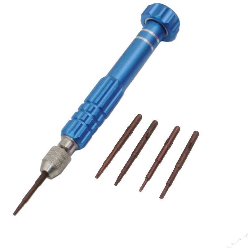 10pcs Repair Opening Magnetic Screwdriver Kit Set For Watch Cell Mobile Phone Disassemble Open Tool Precision Screwdrivers: Blue