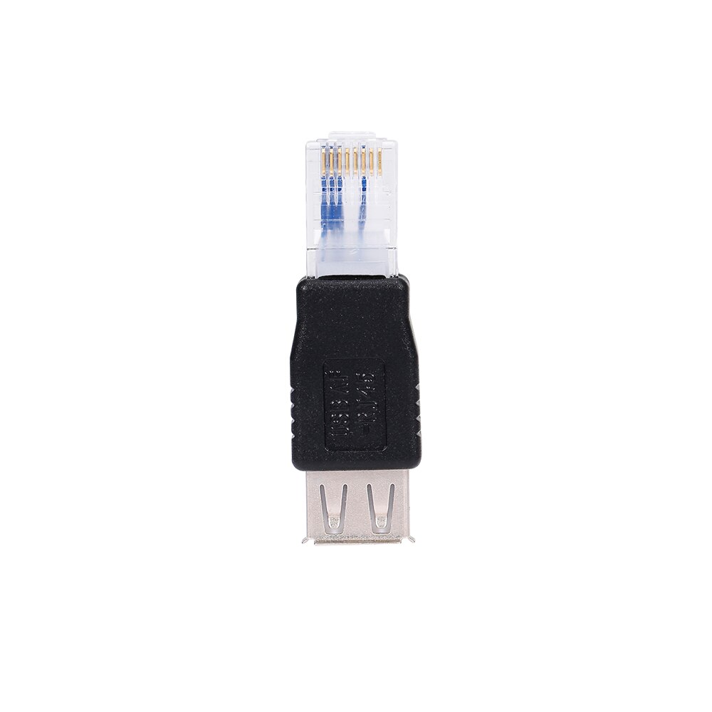 Usb Naar RJ45 Adapter USB2.0 Vrouwelijke Naar Ethernet RJ45 Mannelijke Plug Adapter Connector