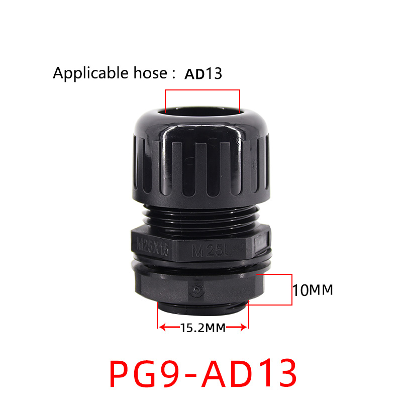 1/5/10 Stuks Balgen Waterdichte Gewricht Vlamvertragende Nylon Plastic Slang Connector Accessoires Pg Draad Kabel Bevestigingskop: geel brons / 16mm