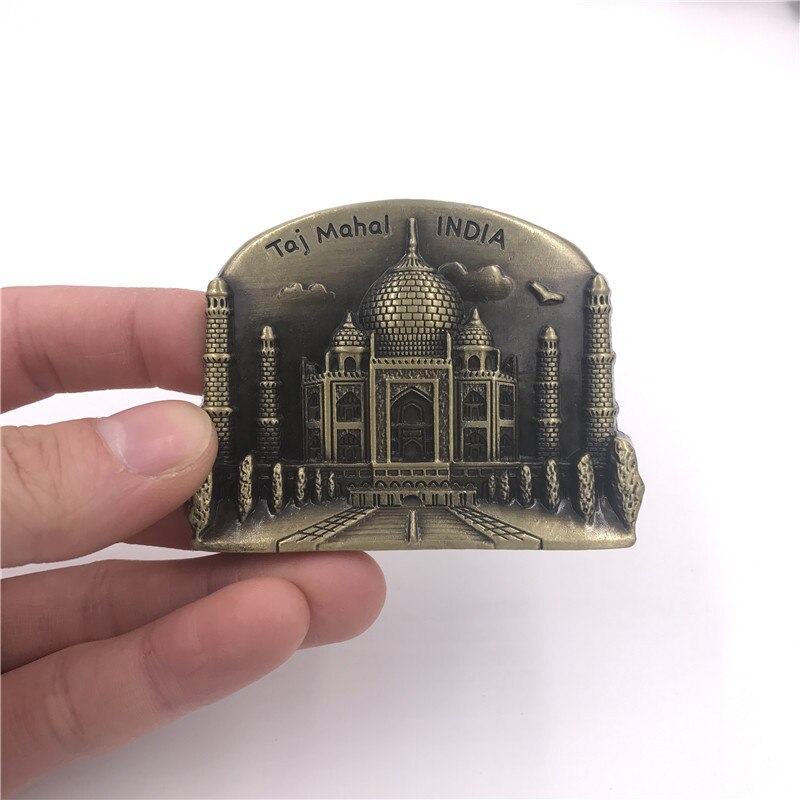 Imanes de nevera 3d de Metal, frigorífico pegado, águila americana, Jerusalén, Israel, Londres, autobús, nueva york, París, recuerdos, decoración del hogar: Chocolate