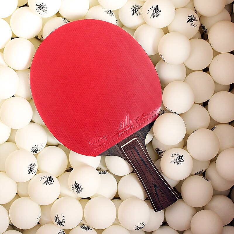 Racchetta da Ping Pong originale 6 7 stelle PRO struttura in carbonio brufoli in gomma/giocatori avanzati racchetta da Ping Pong professionale