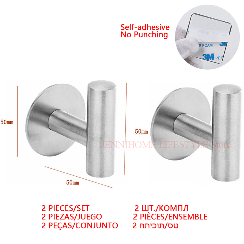 Lijm Wc Papierrolhouder Organizer Wall Mount Zwart Opslag Stand Keuken Badkamer Tissue Handdoek Dispenser Roestvrij: Donkergrijs