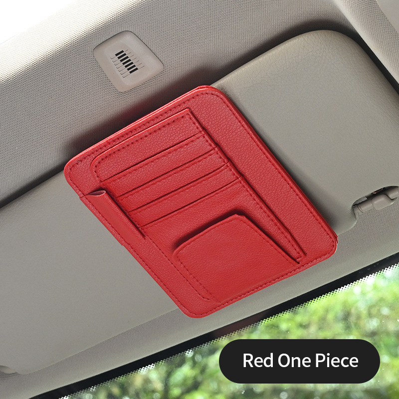 Organizador de viseira de sol do carro multi-bolso acessórios interiores para suprimentos de carro novidade abarth 595 acessórios ioniq 5: CINZA