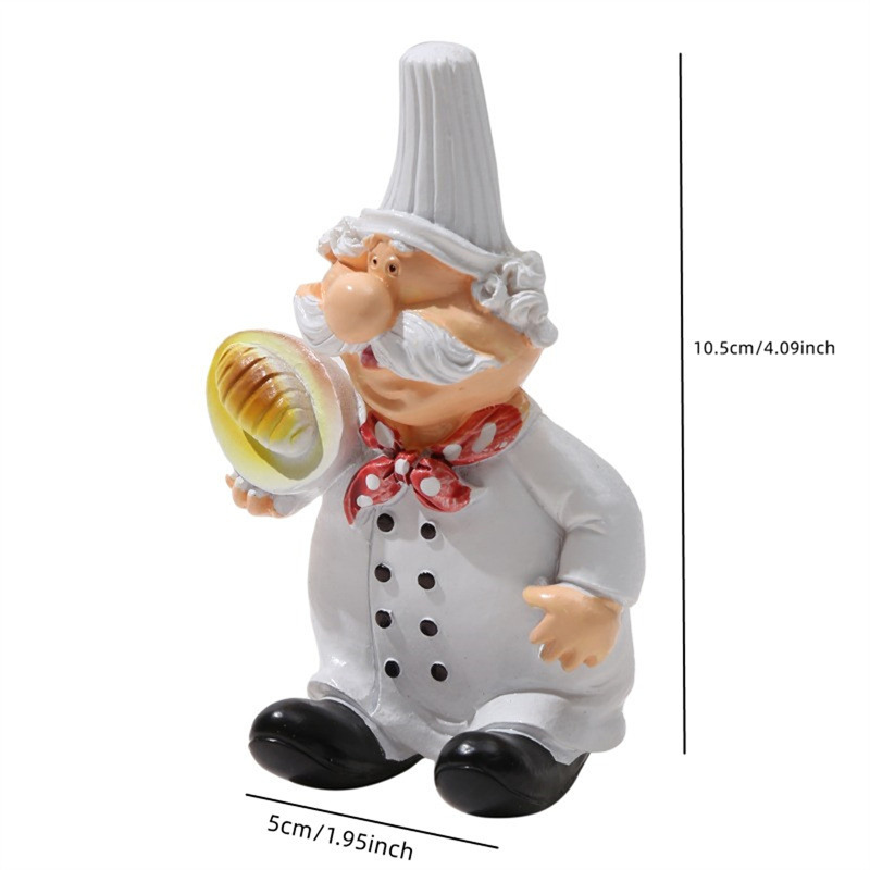 Creatieve Chef Cartoon Keuken Plug Hook Hold Cook Fat Chef Wall Decor Organizer Voor Thuis Keuken Organiseren Plug Houder
