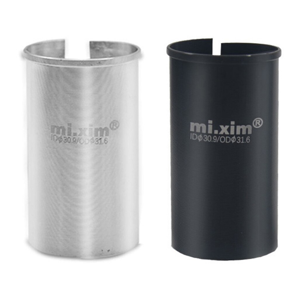 Aluminium Alloy Bike Seat Tube Adapter Alloy 31.6mm 30.9mm Bicycle Saddle Tube Size Reducer Shim Mountain Road Bike