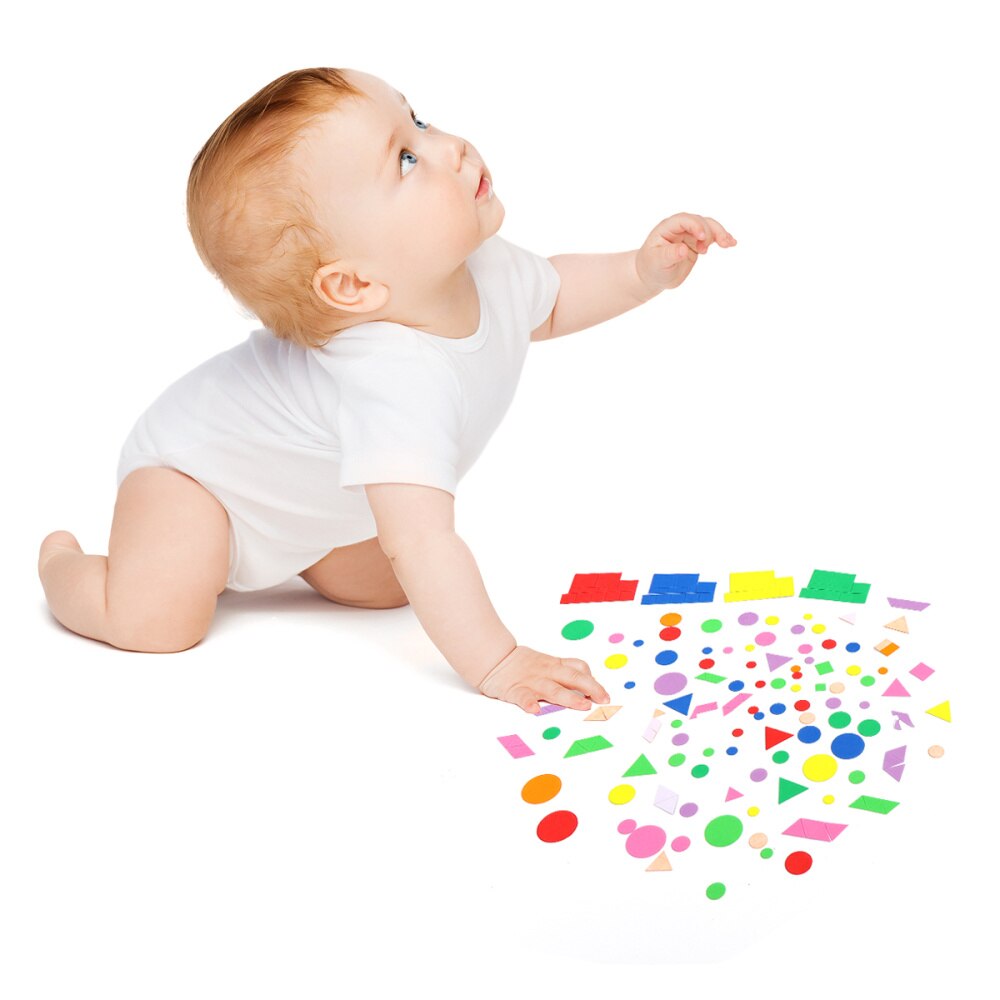1000 Pcs Eva Foam Stickers Zelfklevende Diy Kleuterschool Pasta Muur Decor Voor Kinderen Kids (Willekeurige Stijl)