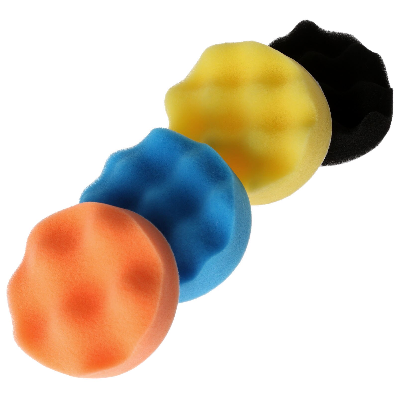 Car Accessories 3Inch Polishing Disc 11Pcs/set Self-Adhesive Buffing Waxing Sponge Wool Wheel Polishing Pad for Car Polisher