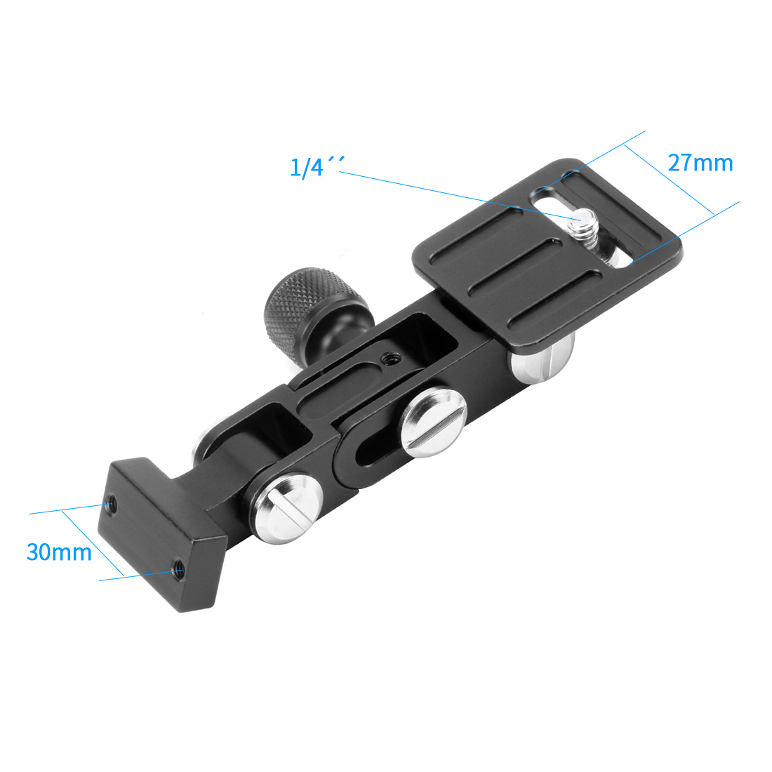 Aluminum Telephoto Zoom Lens Holder for Long Focus Camera Support Bracket Quick Release Plate for Watching Tripod
