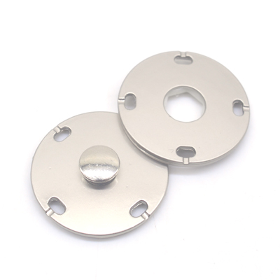 10pcs/lot gold black big head Metal Snap Fasteners Press Button for suit jacket clasp mink coat accessories DIY: matt silver710 / 23mm