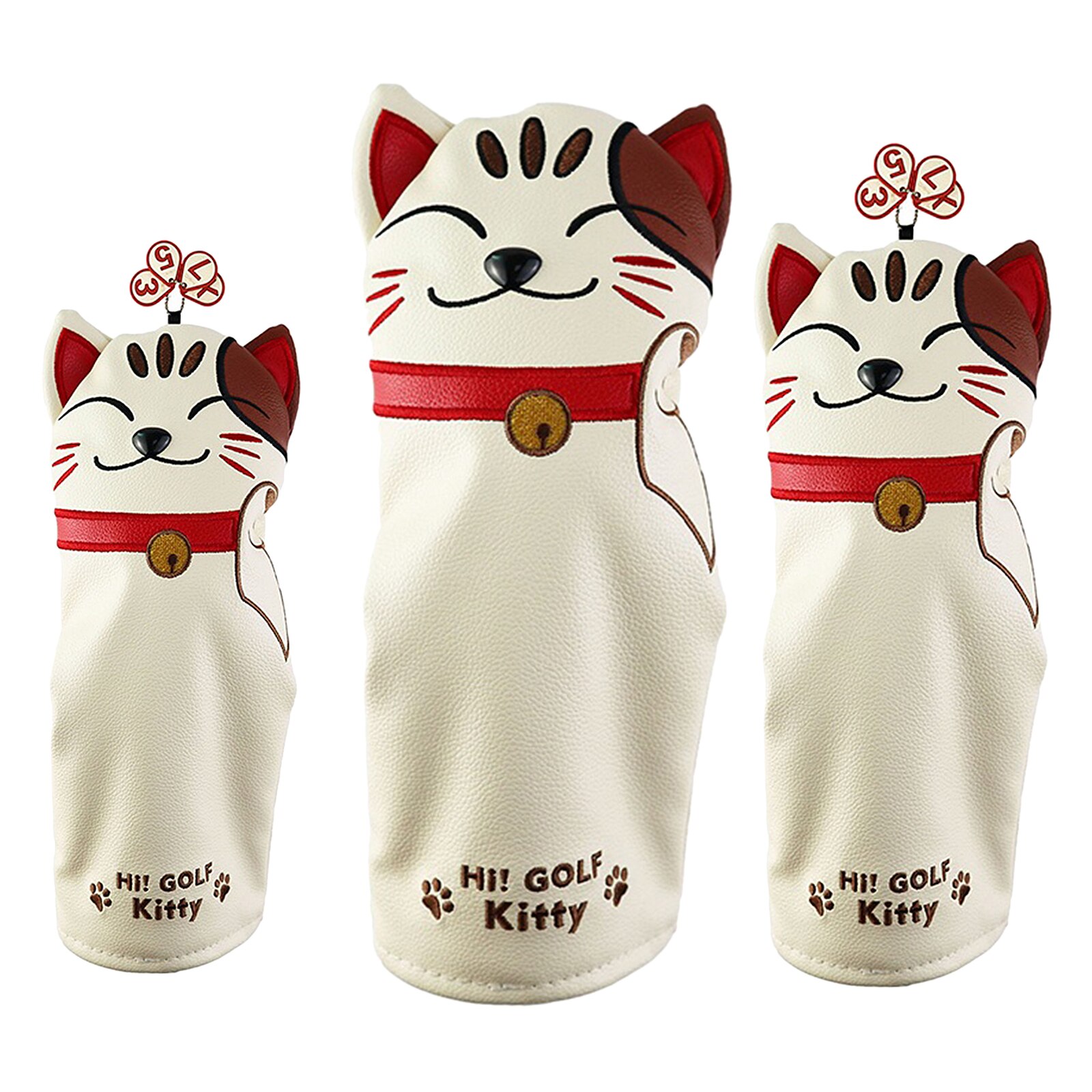 Golf Club Head Covers Golf Head Covers Woods for Driver Fairway Hybrid Wood Head Cover Headcover Golf Accessories