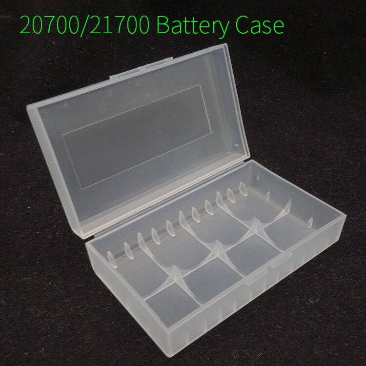 1pc 20700 batterij case draagbare plastic dual box voor 21700 20700