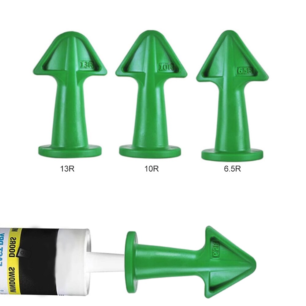 13Pcs Hand Caulking Tool Kit Silicone Sealant Finishing Tool Caulk Nozzle Applicator Finishing Tool for Kitchen Bathroom Window