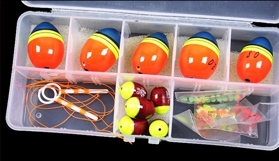 Mixed Size Ball Sea floats for fishing Orangered F... Grandado