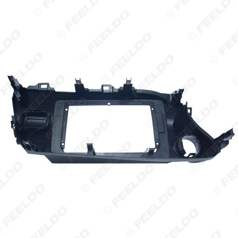 FEELDO Car Audio Radio 10.1&quot; 2 Din Fascia Frame Adapter for Toyota Hilux (LHD) CD/DVD Player Stereo Panel Dash Trim Kit