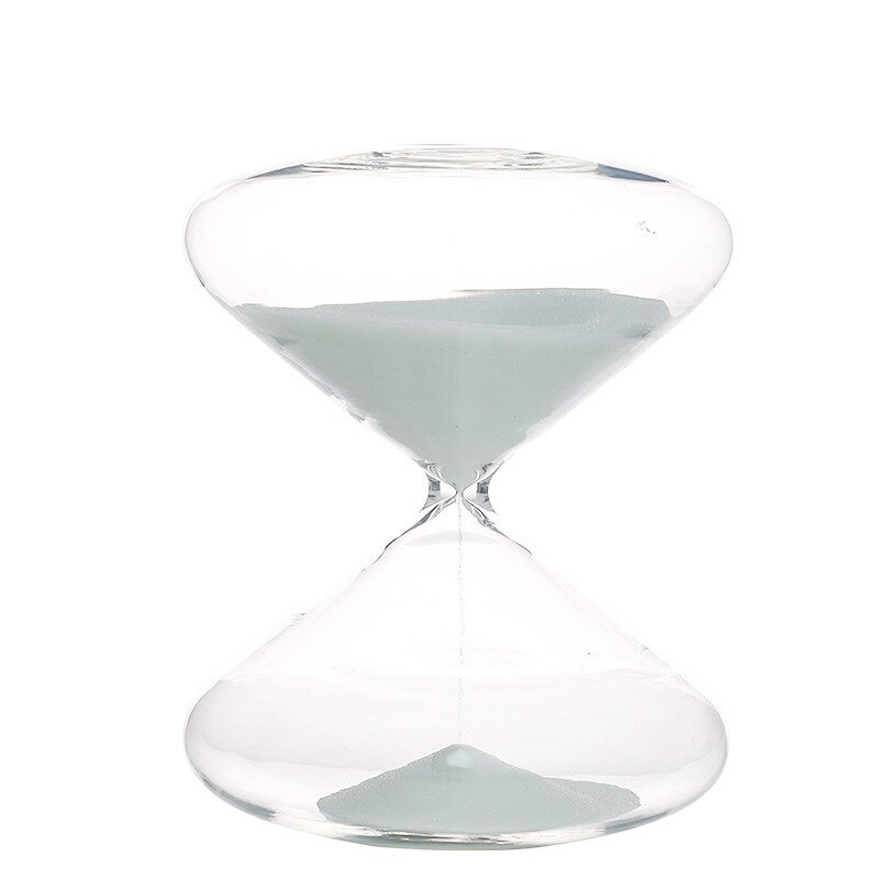 Reloj temporizador De Arena De cristal plano, Reloj temporizador De Arena a la , decoración del hogar, cumpleaños, del Día De San Valentín, Ampulheta Reloj De Arena, adornos artesanales: 16X20CM