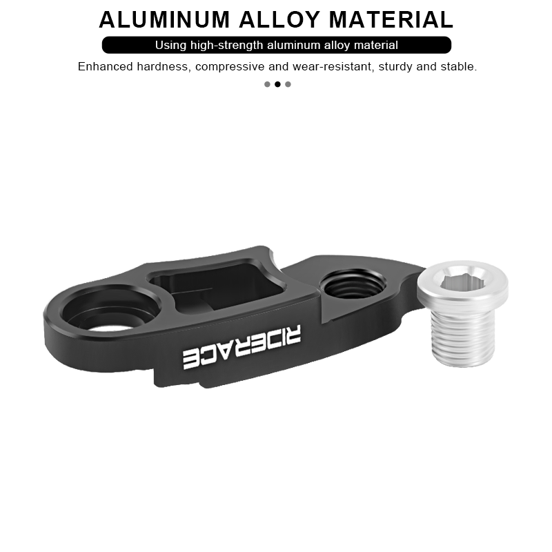 RIDERACE-extensión de suspensión de cambio trasero de bicicleta, aleación de aluminio, marco de bicicleta de montaña y carretera, adaptador convertidor extensor de gancho trasero