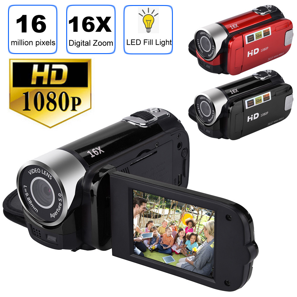 HIPERDEAL 2.7 inch TFT LCD HD 1080P 16MP 16X Digital Zoom Camcorder Video DV Camera Family Lover ST25