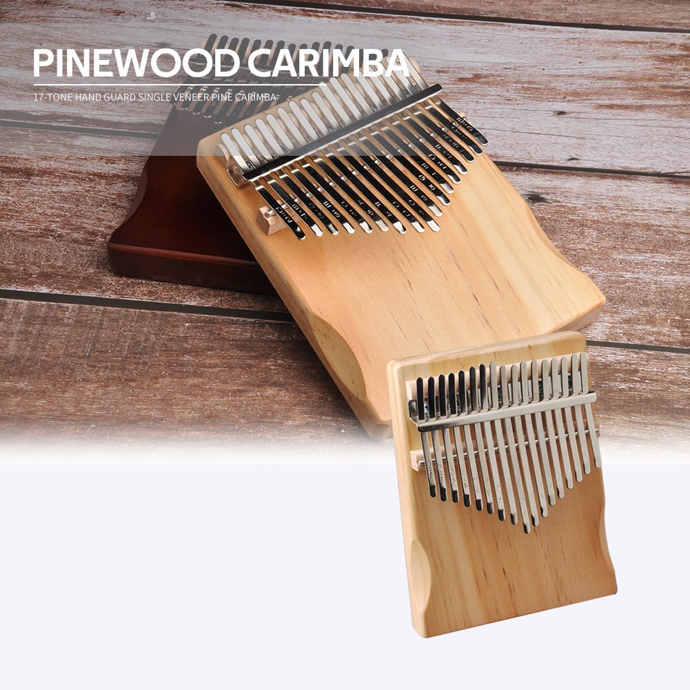 Mbira Hout Kalimba Muziekinstrument Herten Muziekinstrument 17 Toetsen Kalimba Acacia Wood Thumb Piano