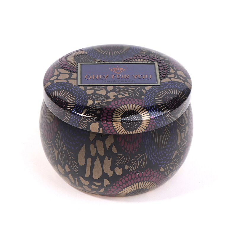 1 Stuks Vergulde Europese Thee Snoep Sieraden Opbergdoos Blikken Doos Kaars Jar Bruiloft Gunst: BL