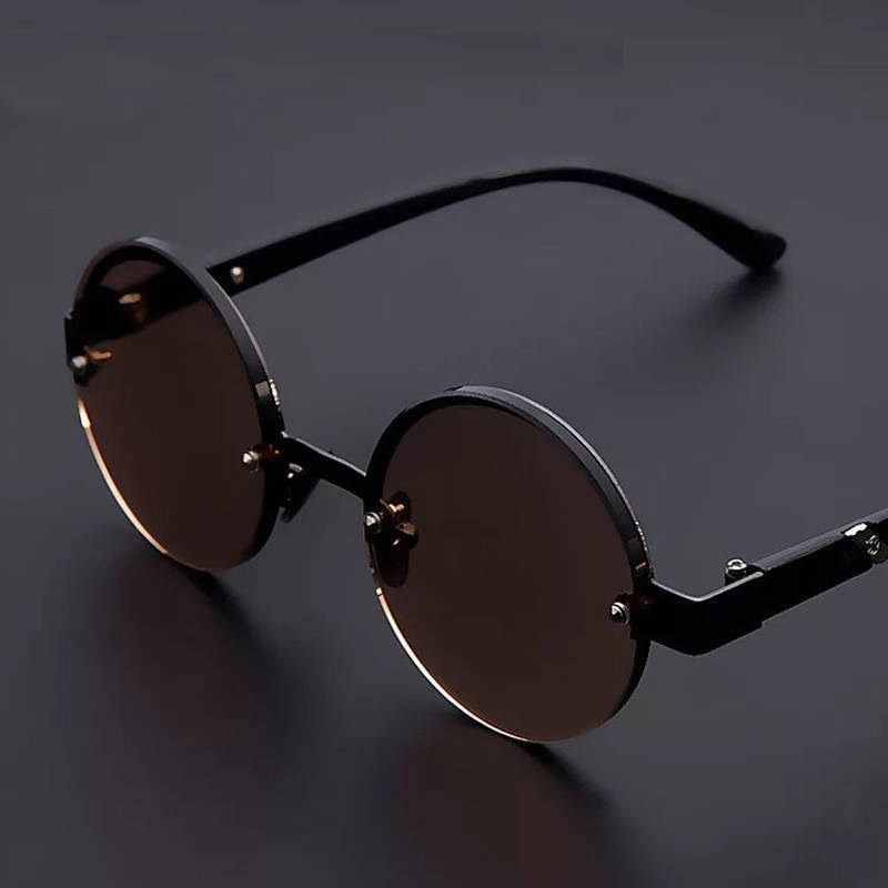 Lunettes de lecture Anti-fatigue verre cristal naturel pierre presbytie lunettes mâle haute définition rond marron lunettes de lecture