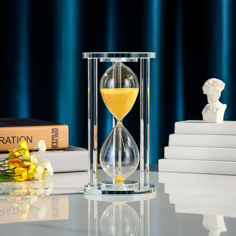 15–60 Minuten Sanduhr Sanduhr Küche Schule Moderne Kristall Stundenglas Sanduhr Sanduhr Teetimer Heimdekoration
