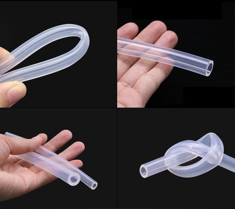 Tuyau de pompe péristaltique | Tube ID 7.9mm x 12.9mm OD tuyau souple en Silicone de 2.5mm tuyau de connexion d'eau de boisson Flexible, tuyau Transparent non toxique