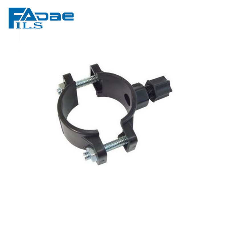 Universal 1/4" Plastic Drain Saddle Valve Clamp for Reverse Osmosis RO System ,male thread with nut