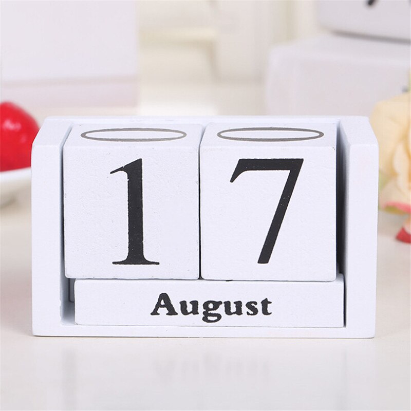 Jahrgang Kalender Holz Advent Tisch Schreibtisch Kalender Holz Block Hobel dauerhaft Schreibtisch Organizer Büro Liefert