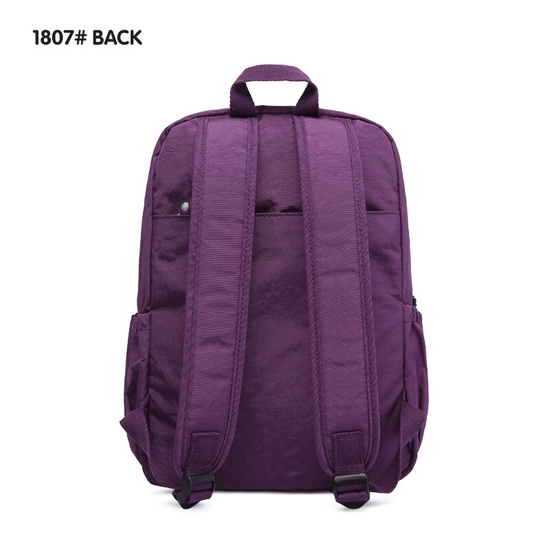 TEGAOTE-Mochila clásica de nailon para mujer, morral escolar para adolescentes, mochila de estudiante estilo pijo, morral femenino