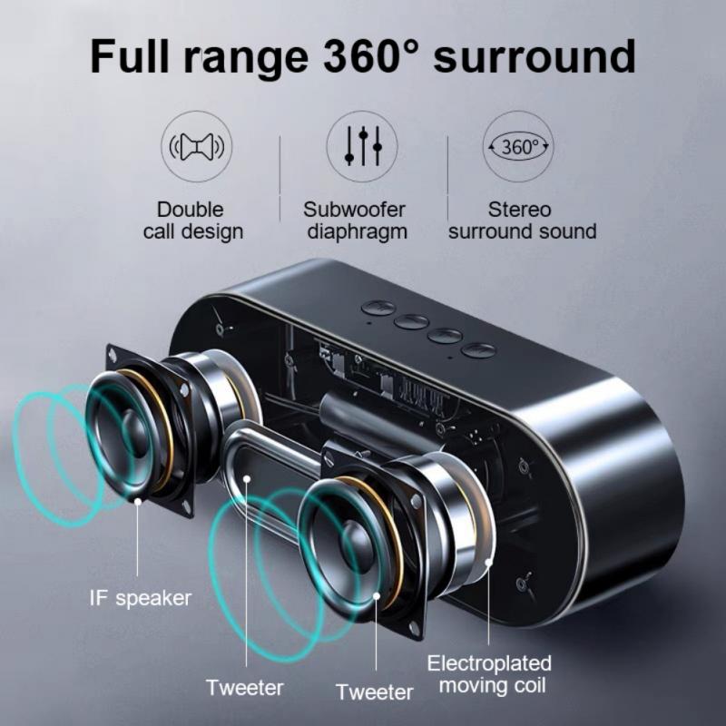 Kabelloses, tragbares bluetooth-fähiges led-lautsprecherset mit farbiger leuchte, schlaflampe und musikbox für zuhause, reisen und büro