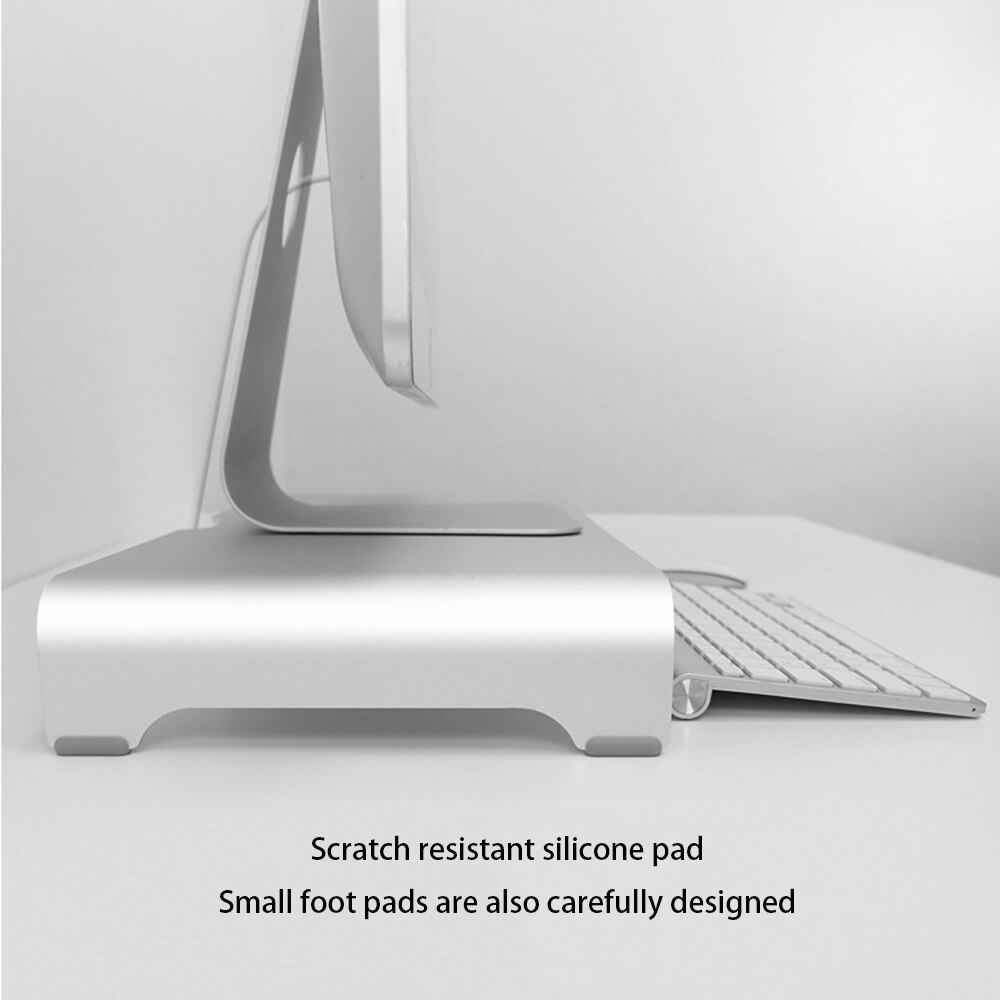 Multifunction Aluminum Monitor Stand Table Reduce Eye Neck Strain Ergonomic Laptop Desk Desktop Monitor Stand Office Desk