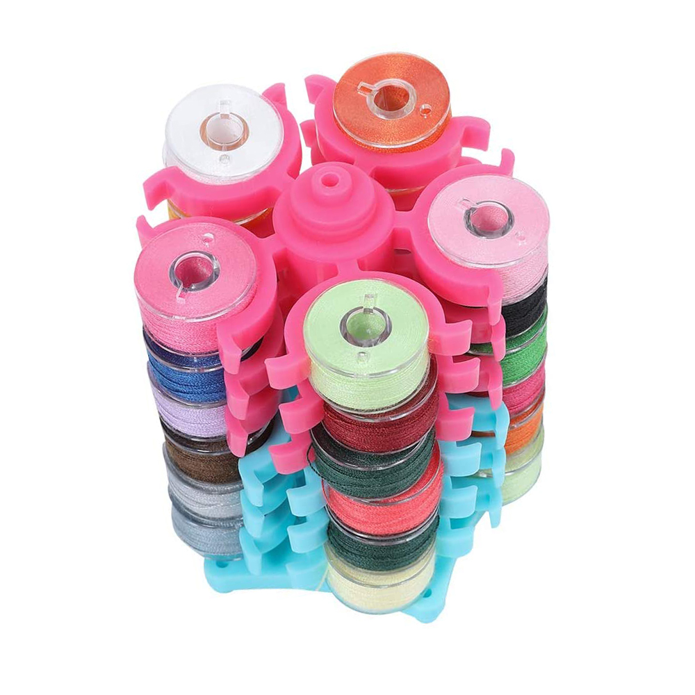 6 Stks/set Naaigaren Spoel Houder Klem Clips Kolom Spoel Buddies Voor Borduurwerk Home Diy Naaien Ambachten Gereedschap