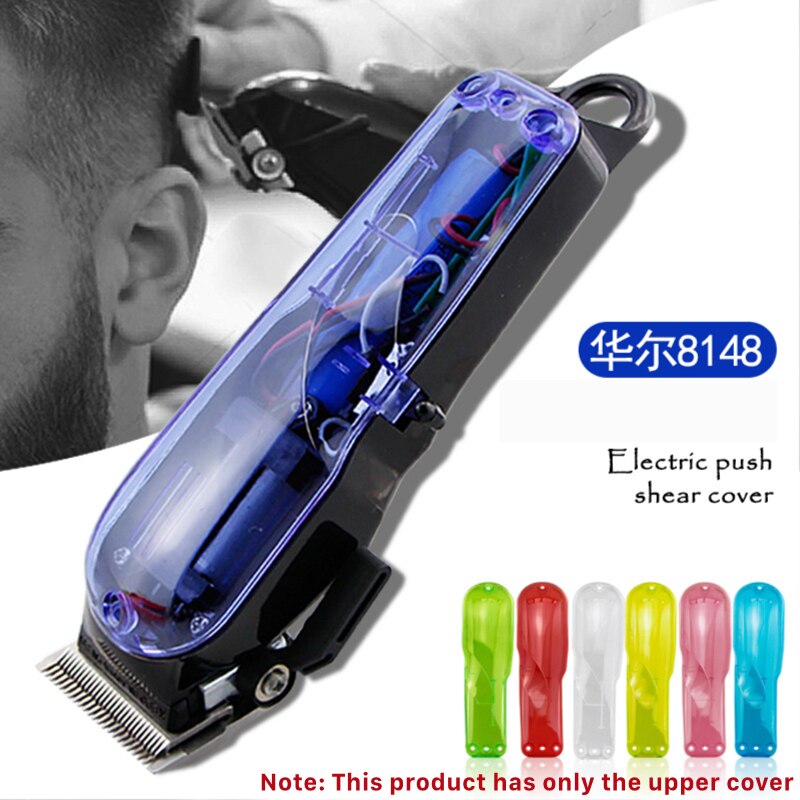 Coque supérieure transparente pour tondeuse à cheveux série Wahl 8591/8148, couvercle supérieur Transparent, g0402