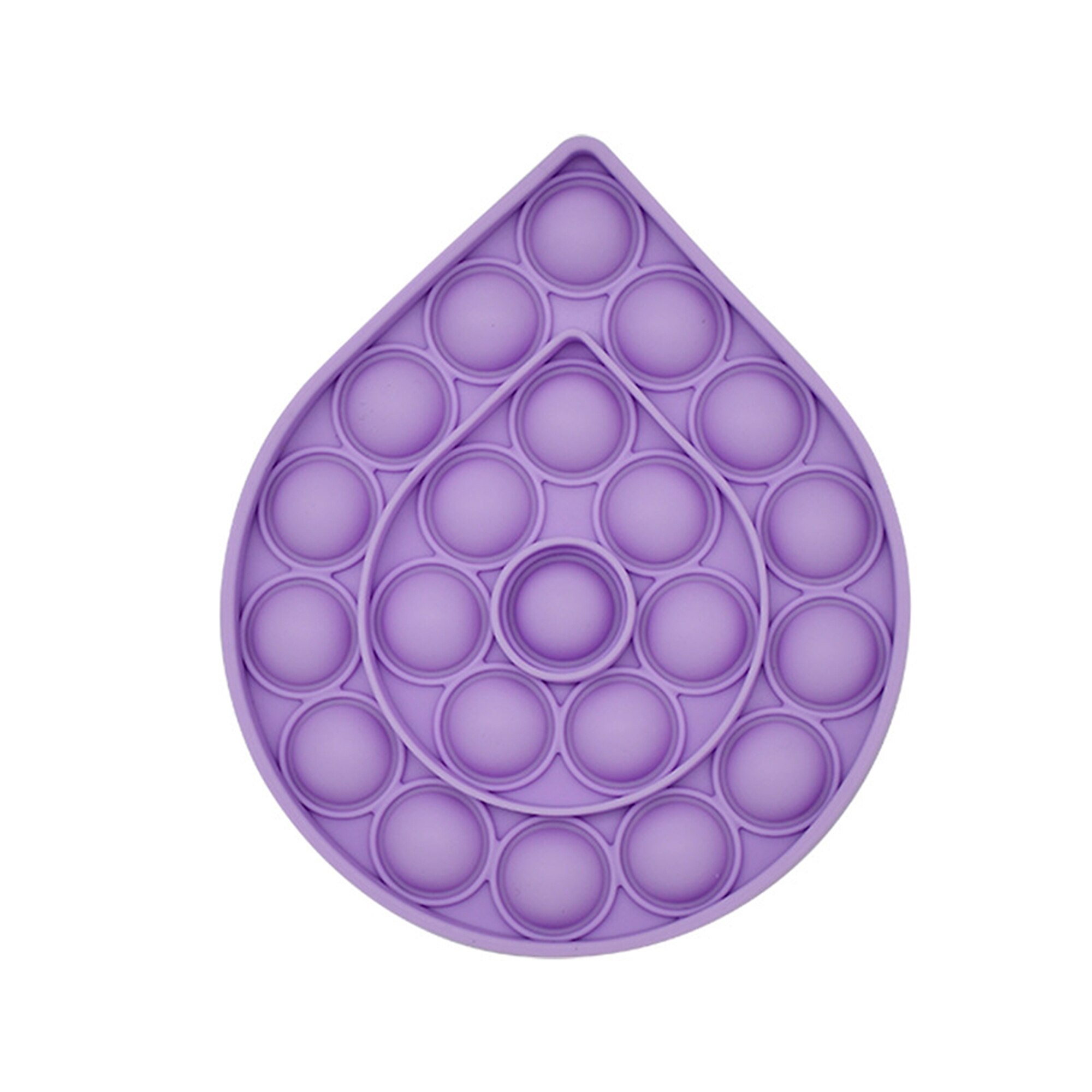 freundlicher Spielzeug drücken Pop blasiert Sensorischen Spielzeug Autismus Bedürfnisse Squishy betonen Spielzeug Erwachsene Art Lustige Anti-betonen Pop Es zappeln Reliver betonen: LILA