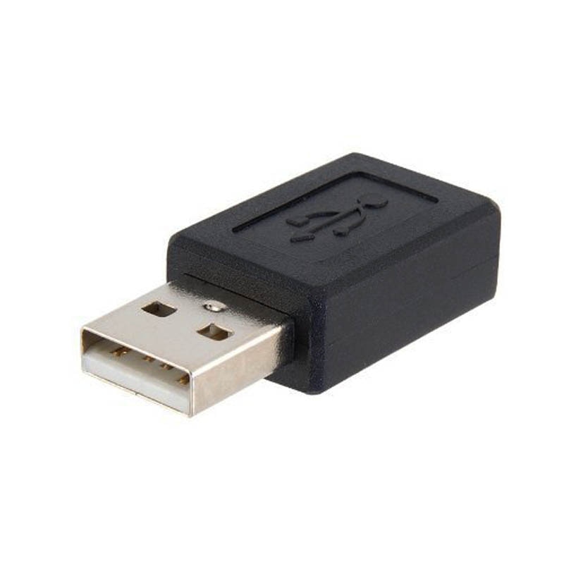 Micro USB Type B Female to USB Type A Male Converter Adapter Plug