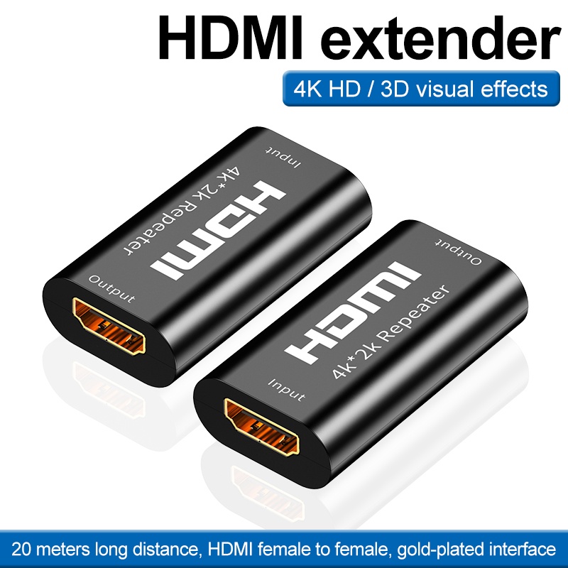 Hdmi Verstärker 4k * 2k uhd hdmi Signal verstärker bis zu 40 Meter hdmi Splitter v5.0 3d 1,4 p für dvd Laptop hdtv