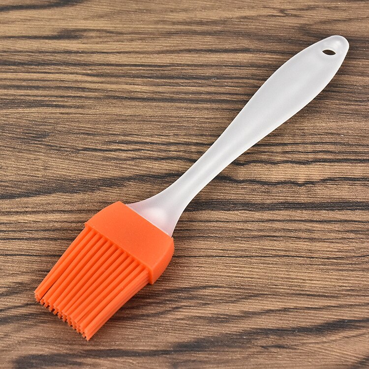 Newest Silicone Oil Brush Baking Bakeware Bread Cook Brushes Pastry Oil BBQ Cake Basting Brush Tool Kitchen Accessories: Orange