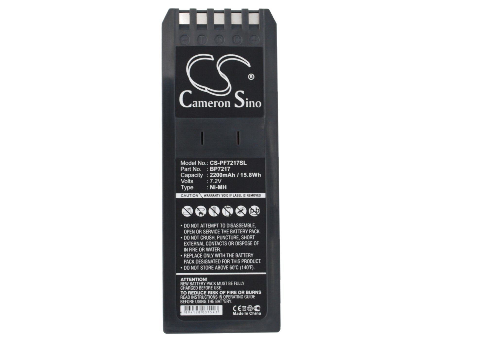 Cameron Sino 2200mAh batterie pour FLUKE 741, 741B, 743, 743B, 863,865,867, 867B, DSP100, DSP2000, BP7217