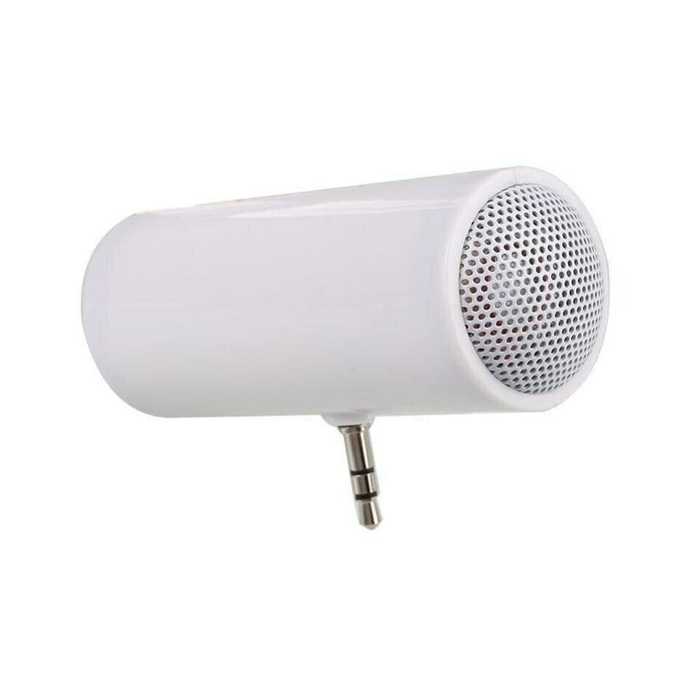 Mini Speaker Stereo 3.5Mm Versterker Luidspreker Muziekspeler Usb Portable Voor MP3 MP4 Mobiele Telefoon Tablet Speaker: WHITE