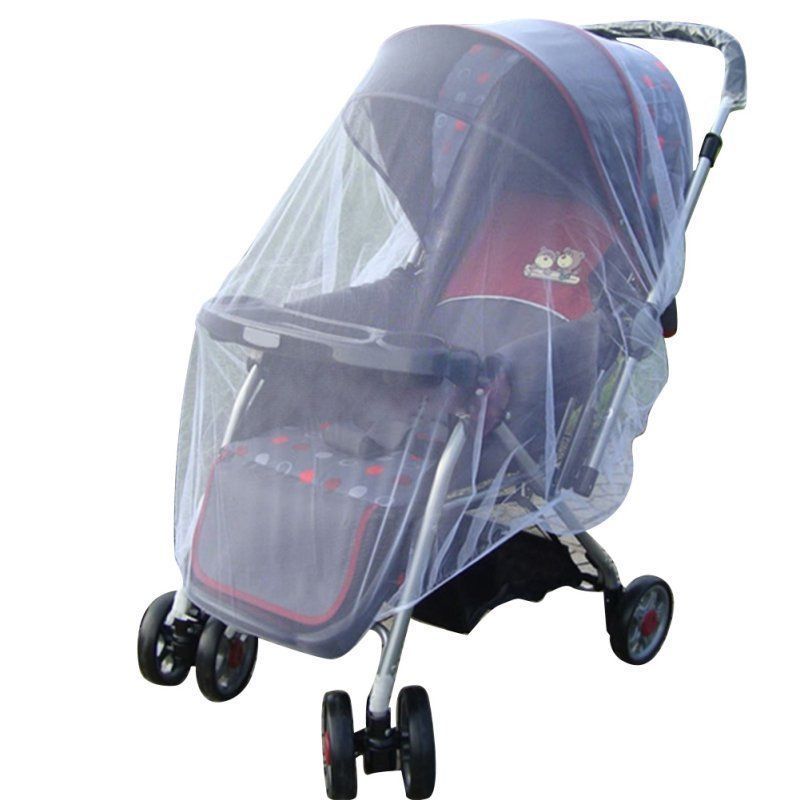 Pudcoco Cart Mosquito Baby Net Newborn Baby Stroller Pushchair Pram Mosquito Fly Insect Net Mesh Buggy Cover Newbron Accessories: blue