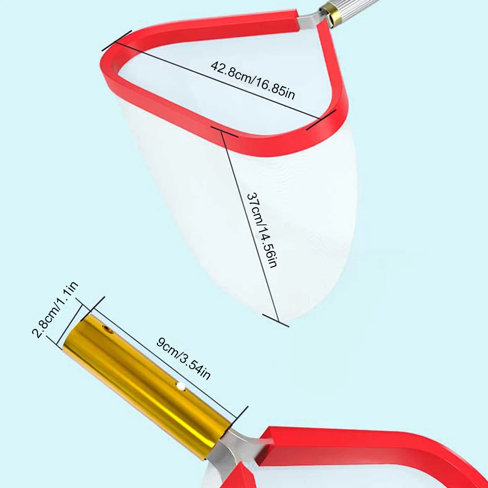 Pool Kescher Pool Skimmer Netz mit Aluminium griff Profession elles Pool Netz Pool Reinigungs netz zur Reinigung Schwimmbad