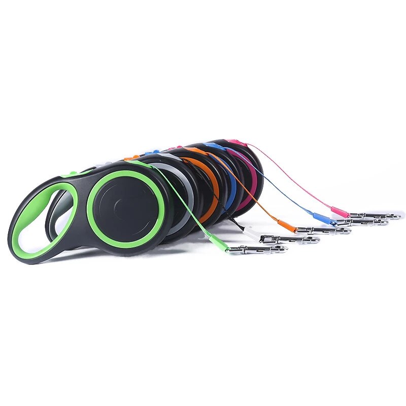 Long Strong Pet Leash For Large Dogs Durable Nylon Retractable Big Dog Walking Leash Leads Automatic Extending Dog Leash Rope