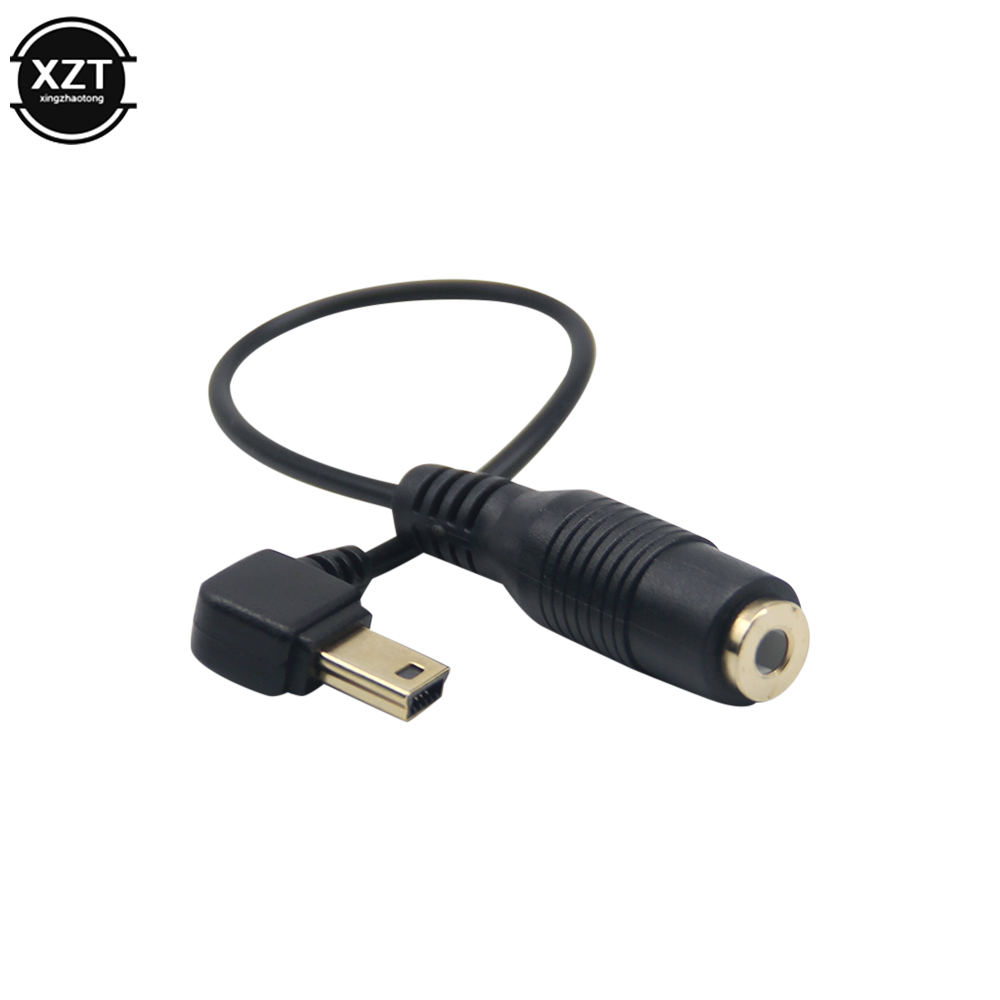 Micrófono de 3,5mm Mini USB micrófono externo adaptador de Audio Cable de transferencia para GoPro Hero 4 3 + accesorios de Cámara de Acción