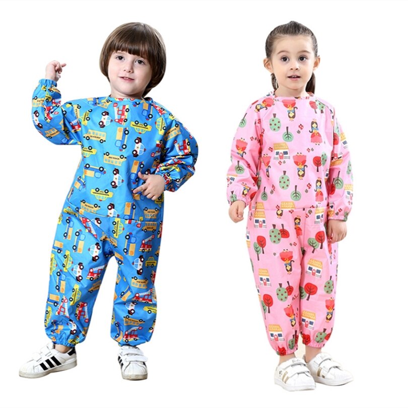 Barn regnjacka med huva barn utomhus regn jumpsuit ogenomtränglig rosa regnjacka överdrag bebis pojke flicka söt poncho blå regnjacka