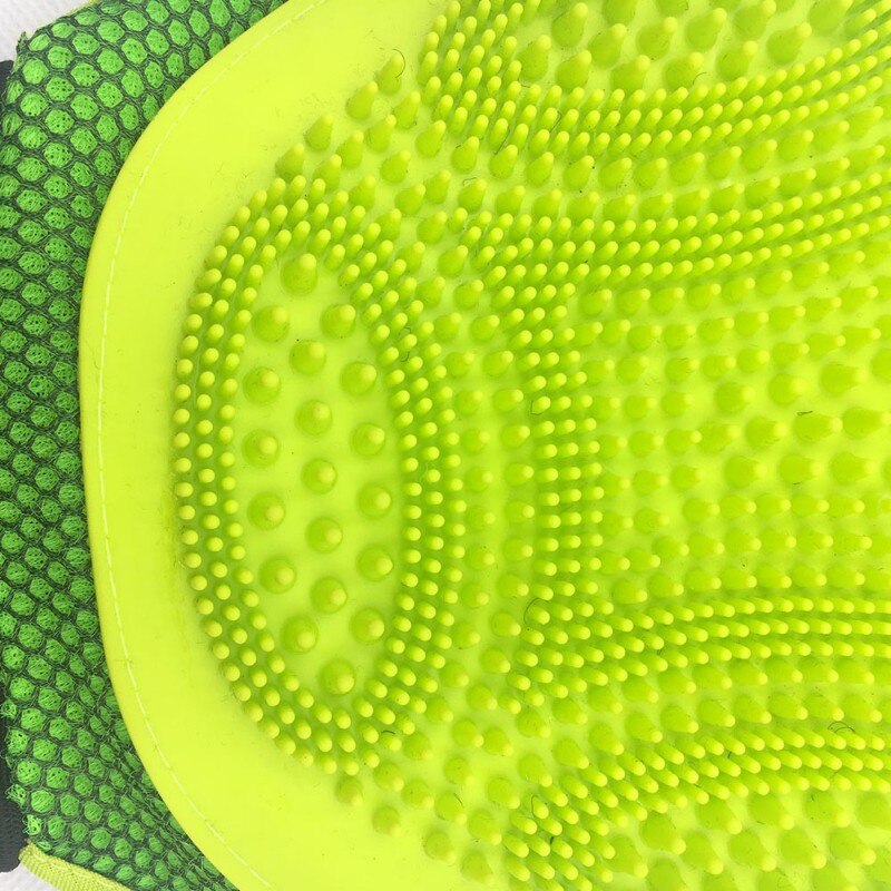 Dubbelzijdig Kammen Katten Grooming Red Silicon Pet Massager Ontharing Mitten Accessoires Kat Dieren Handschoen