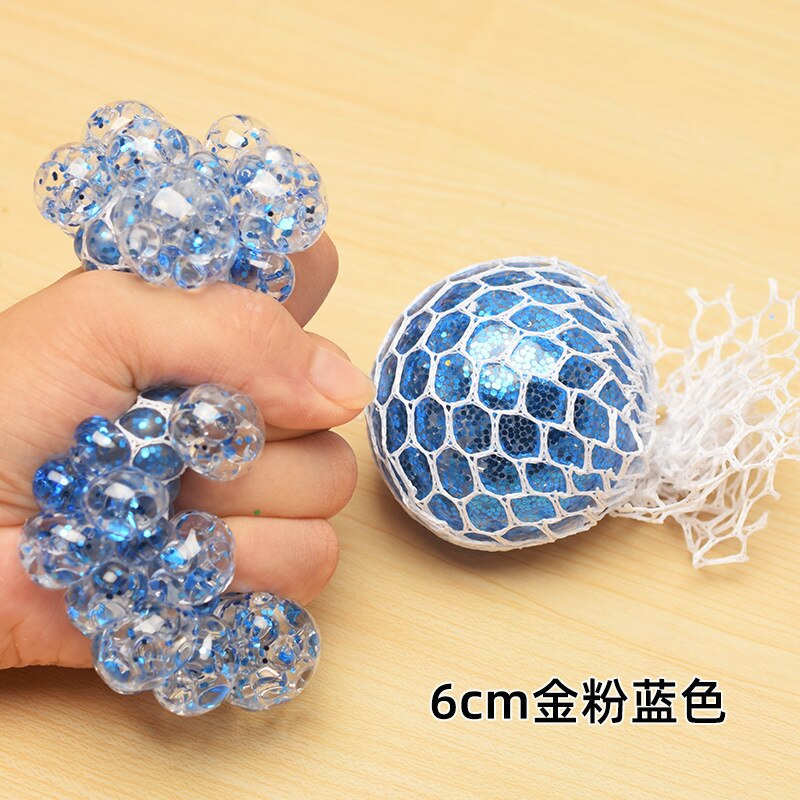 Foam Slow Rebound Ball Vent Decompression Ball Birthday Funny Tricky Game Slow Rebound Relief Pressure Ball: A