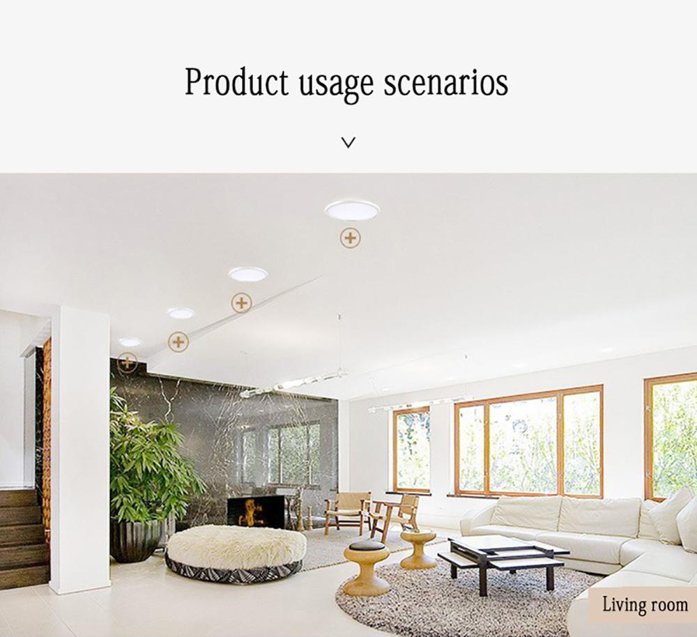 LED Panel Light AC220V 6W 8W 15W 20W Round LED Panel Light Recessed LED Ceiling Light Spot Downlight Dith Led Driver