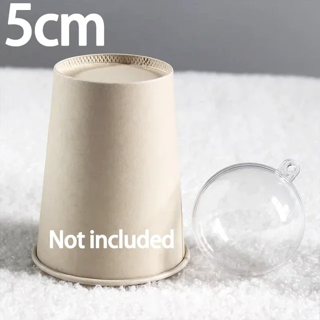 1/24 stücke DIY Kunststoff Ball Befüllbare Transparente Hohl Hängende Ornamente Weihnachten Baum Offene Kugel Kasten Dekor für hochzeit Party: Tiefe Saphir / 1,5 cm