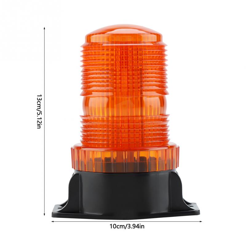 DC10-110V 15W LED Flashing Light Rotating Beacon Forklift Warning Strobe Car Truck Emergency Warning Light Signal Indicator Lamp